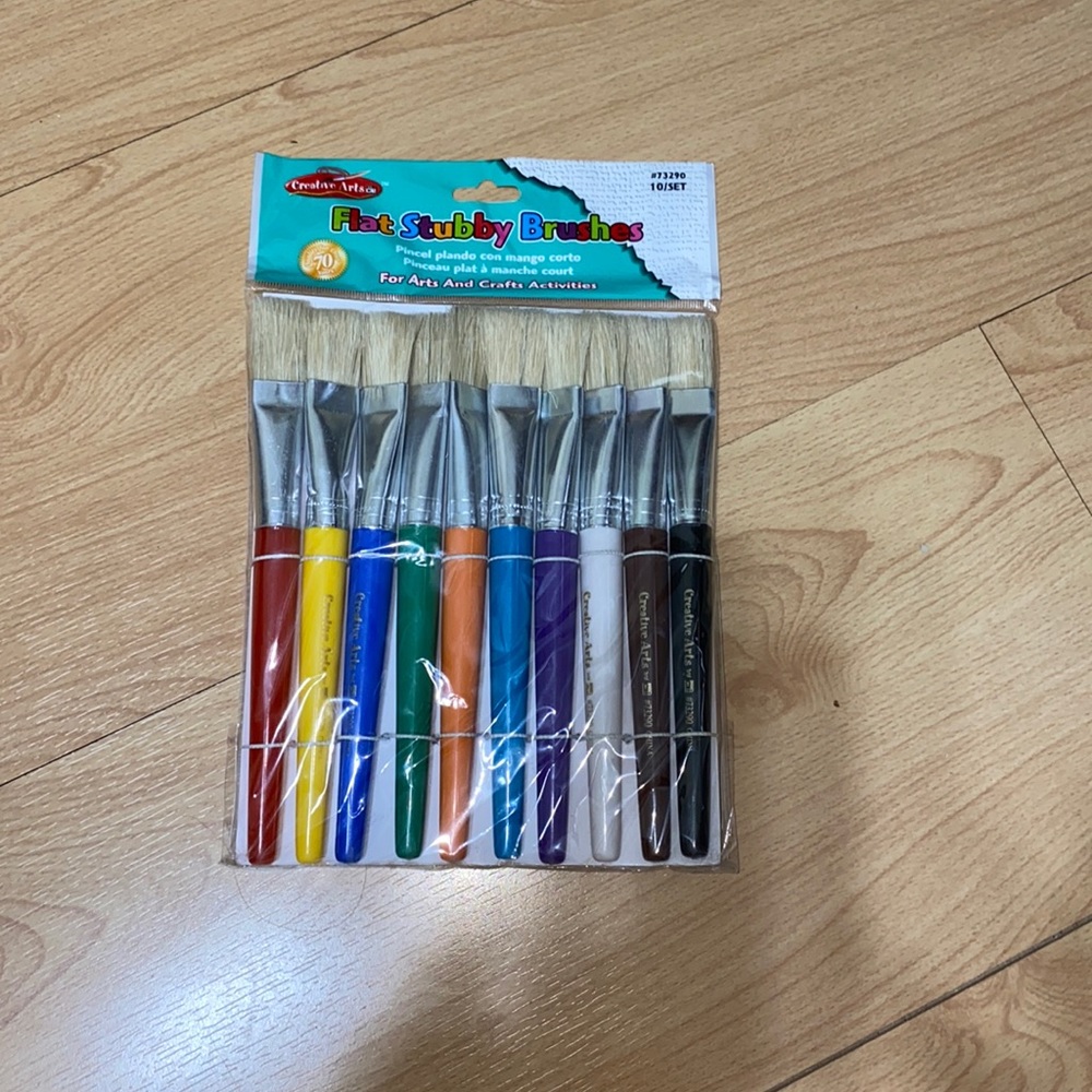 Set of 10 Paintbrushes